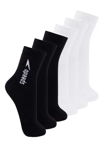 Kit com 6 Pares de Meias Esportiva Cano Médio Speedo 8032