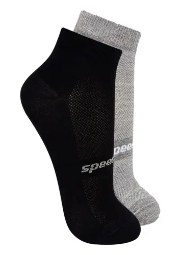 Kit com 2 Pares de Meias Esportiva Cano Curto Speedo 8033