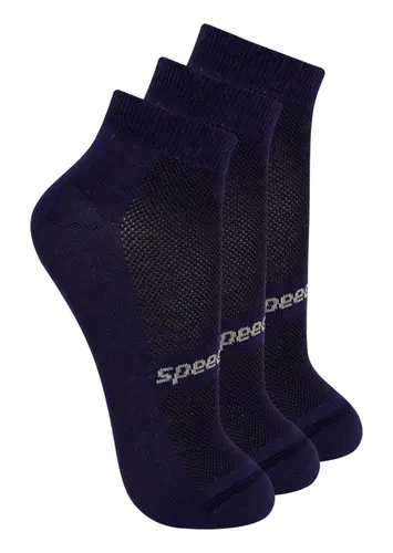 Kit com 3 Pares de Meias Esportiva Cano Curto Speedo 8033