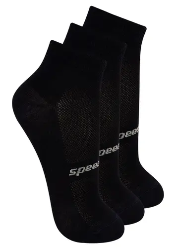 Kit com 3 Pares de Meias Esportiva Cano Curto Speedo 8033