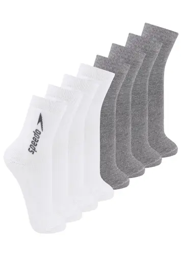Kit com 8 Pares de Meias Esportiva Cano Médio Speedo 8032