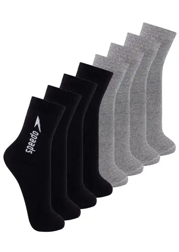 Kit com 8 Pares de Meias Esportiva Cano Médio Speedo 8032