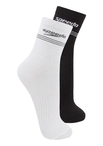 Kit com 2 Pares de Meias Esportiva Cano Médio Speedo 8030