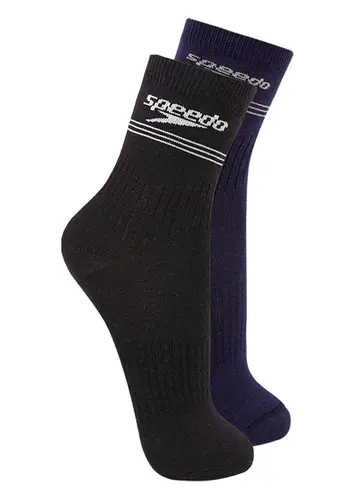 Kit com 2 Pares de Meias Esportiva Cano Médio Speedo 8030