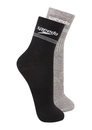 Kit com 2 Pares de Meias Esportiva Cano Médio Speedo 8030