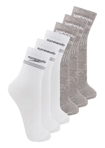 Kit com 6 Pares de Meias Esportiva Cano Médio Speedo 8030