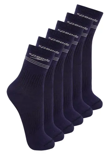 Kit com 6 Pares de Meias Esportiva Cano Médio Speedo 8030