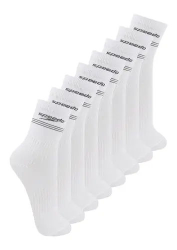 Kit com 8 Pares de Meias Esportiva Cano Médio Speedo 8030