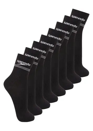 Kit com 8 Pares de Meias Esportiva Cano Médio Speedo 8030