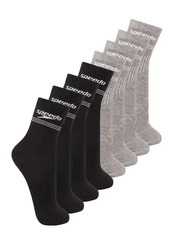 Kit com 8 Pares de Meias Esportiva Cano Médio Speedo 8030