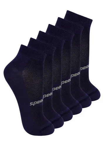 Kit com 6 Pares de Meias Esportiva Cano Curto Speedo 8033