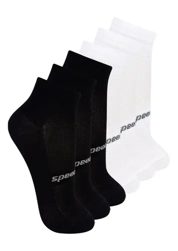 Kit com 6 Pares de Meias Esportiva Cano Curto Speedo 8033