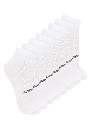 Kit com 8 Pares de Meias Esportiva Cano Curto Speedo 8033