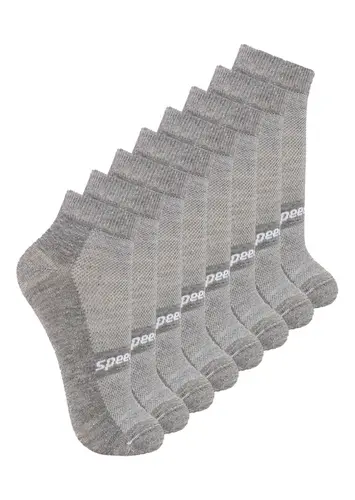 Kit com 8 Pares de Meias Esportiva Cano Curto Speedo 8033