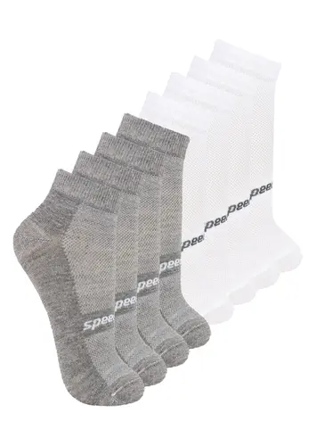 Kit com 8 Pares de Meias Esportiva Cano Curto Speedo 8033