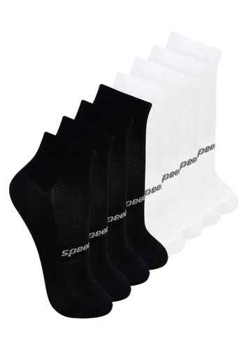 Kit com 8 Pares de Meias Esportiva Cano Curto Speedo 8033