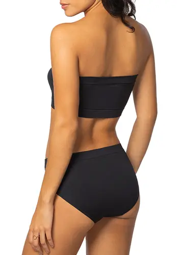 Look Faixa sem Aro e sem Bojo Loba 44000-001 + Calcinha Alta Loba 40310-001
