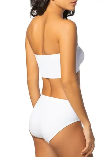 Look Faixa sem Aro e sem Bojo Loba 44000-001 + Calcinha Alta Loba 40310-001