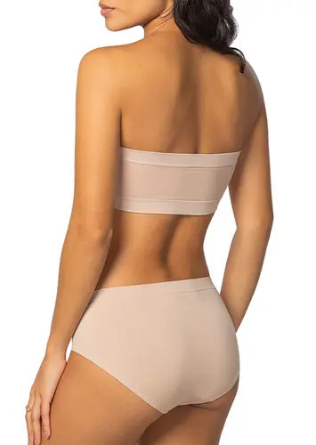 Look Faixa sem Aro e sem Bojo Loba 44000-001 + Calcinha Alta Loba 40310-001