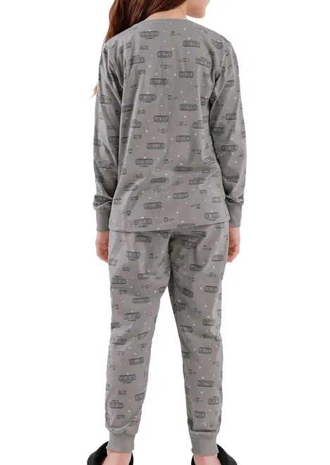 Pijama Infantil Menina Longo Cor com Amor 2050104