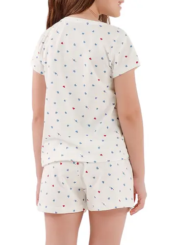 Pijama Infantil Menina Curto Cor com Amor 2050110