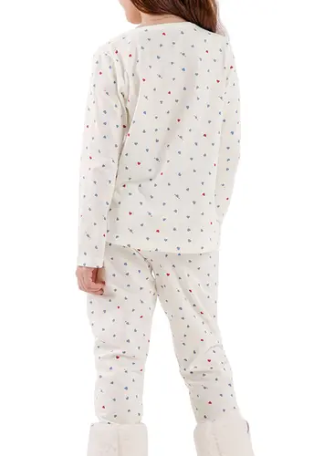 Pijama Infantil Menina Longo Cor com Amor 2050116