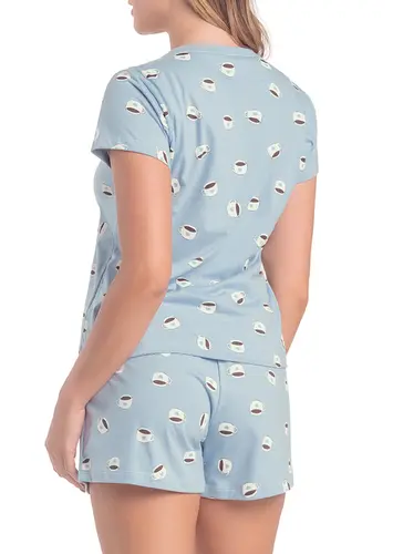 Pijama Feminino Curto Espaço Pijama 4010302