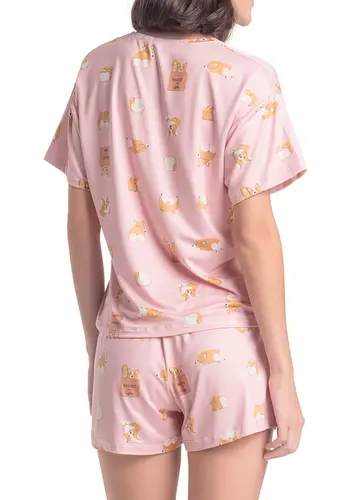 Pijama Feminino Curto Espaço Pijama 4010327
