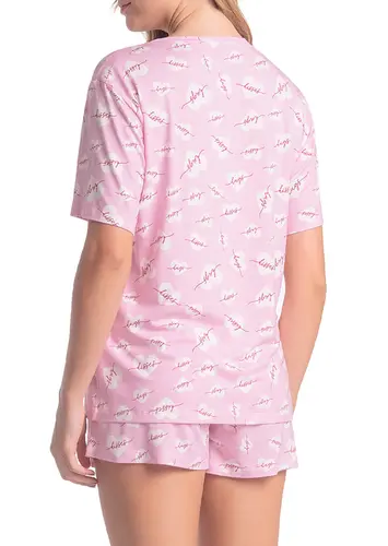 Pijama Feminino Curto Espaço Pijama 4010331