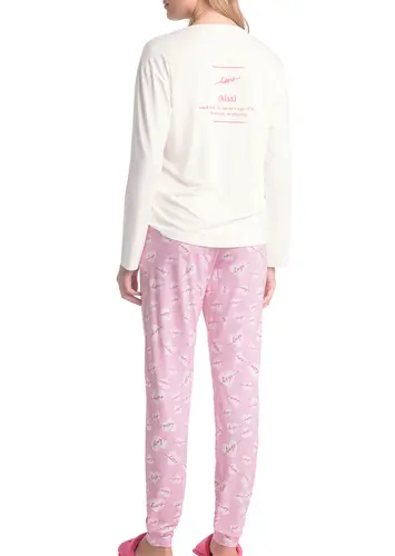 Pijama Feminino Longo Espaço Pijama 4010332