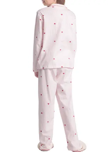 Pijama Infantil Menina Longo com Abertura Espaço Pijama 4050055