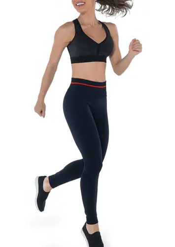Look Top Feminino Nadador Demillus 63306 + Legging Feminina Demillus 000133