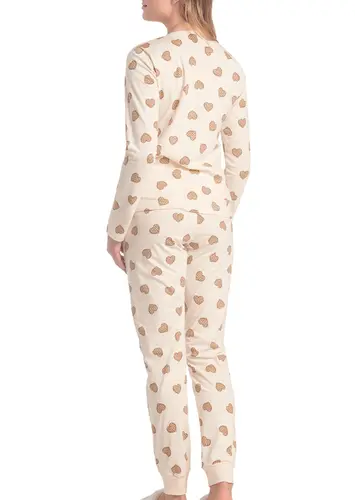 Pijama Feminino Longo Espaço Pijama 4010300