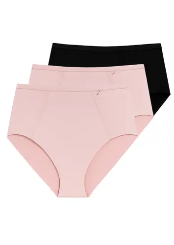 Kit com 3 Calcinhas Alta Liz 50590