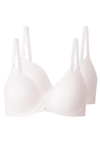 Kit com 2 Sutiãs com Aro e Bojo Push Up Liz 51805 Taça B