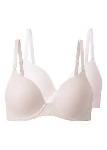 Kit com 2 Sutiãs com Aro e Bojo Push Up Liz 51805 Taça B