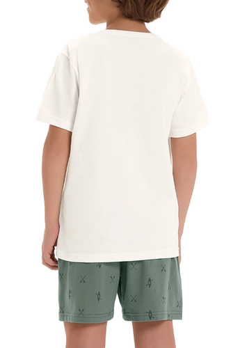 Pijama Infantil Menino Curto Cor com Amor 2060066