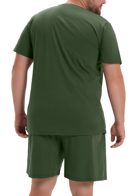 Pijama Masculino Curto Cor com Amor 2040041 Plus Size