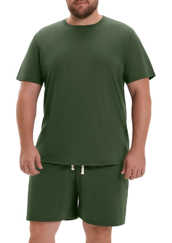 Pijama Masculino Curto Cor com Amor 2040041 Plus Size