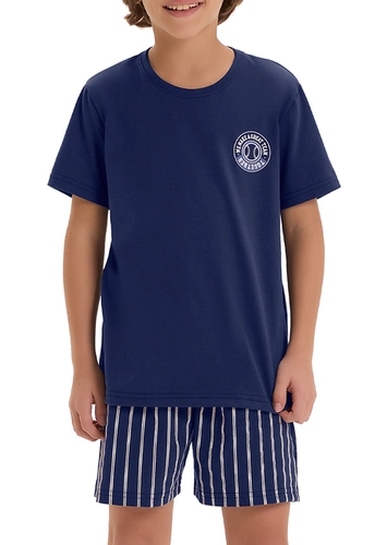 Pijama Infantil Menino Curto Cor com Amor 2060073