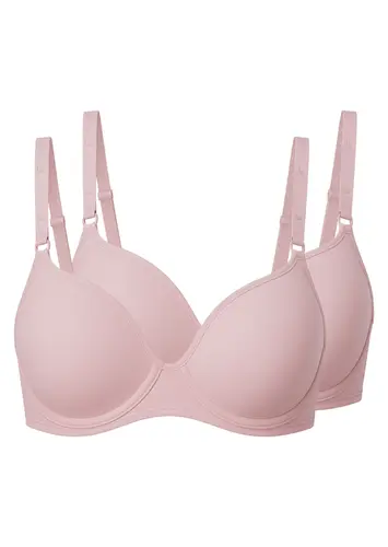 Kit com 2 Sutiãs com Aro e Bojo Liz 51818 Taça B