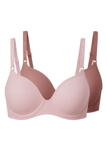 Kit com 2 Sutiãs com Aro e Bojo Liz 51818 Taça B