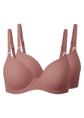 Kit com 2 Sutiãs com Aro e Bojo Liz 51818 Taça B