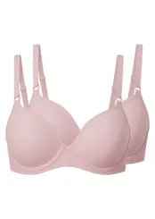 Kit com 2 Sutiãs com Aro e Bojo Liz 51818 Taça B