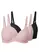 Kit com 3 Sutiãs com Aro e Bojo Liz 51818 Taça B
