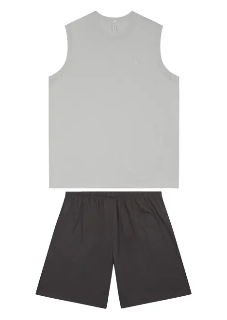 Pijama Masculino Curto Malwee 1000130762 Plus Size