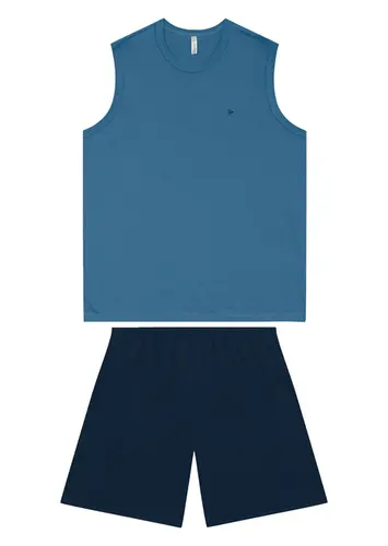 Pijama Masculino Curto Malwee 1000130762 Plus Size