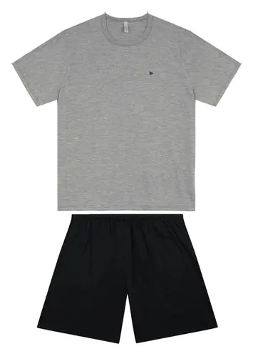 Pijama Masculino Curto Malwee 1000130765 Plus Size
