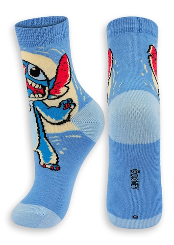 Meia Infantil Cano Médio Stitch Lupo 2402-006 loading=