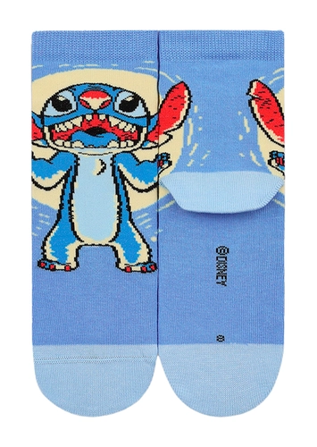 Meia Infantil Cano Médio Stitch Lupo 2402-006
